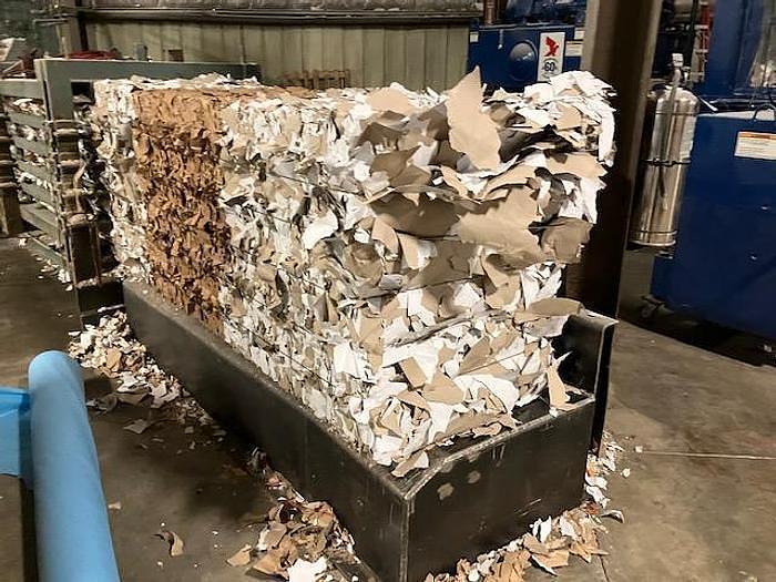 Used MAREN HORIZONTAL AUTOTIE BALER / PINCH BELT SHREDDER