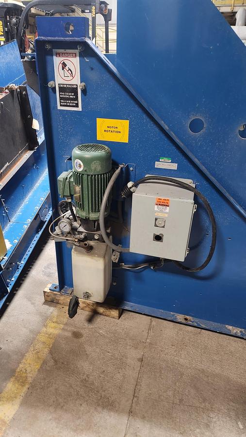 Used 55" WIDE ENSIGN HYDRAULIC BOX DUMPER MFG 2015