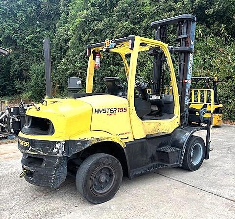Used 15,000 POUND CAPACITY HYSTER MODEL H155 DIESEL FORLIFT MFG 2020