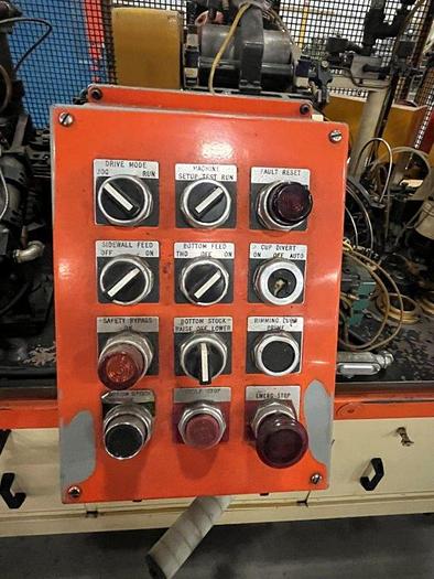 Used PAPER MACHIENRY CORPORATION PMC-1000 PAPER CUP MACHINE 