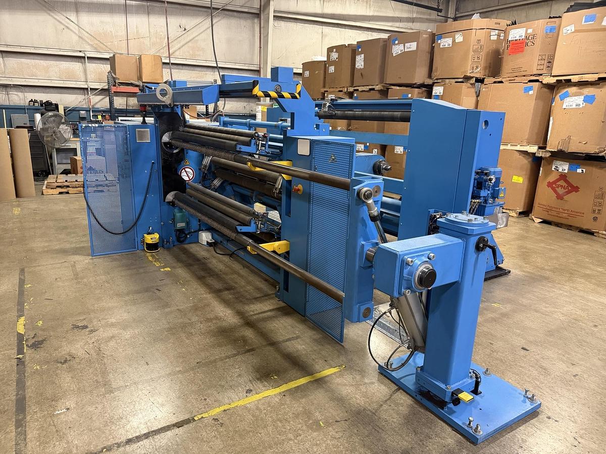 Used 65" WIDE KAMPF STARSLIT DUPLEX SLITTER REWINDER - MANUFACTURED 2011