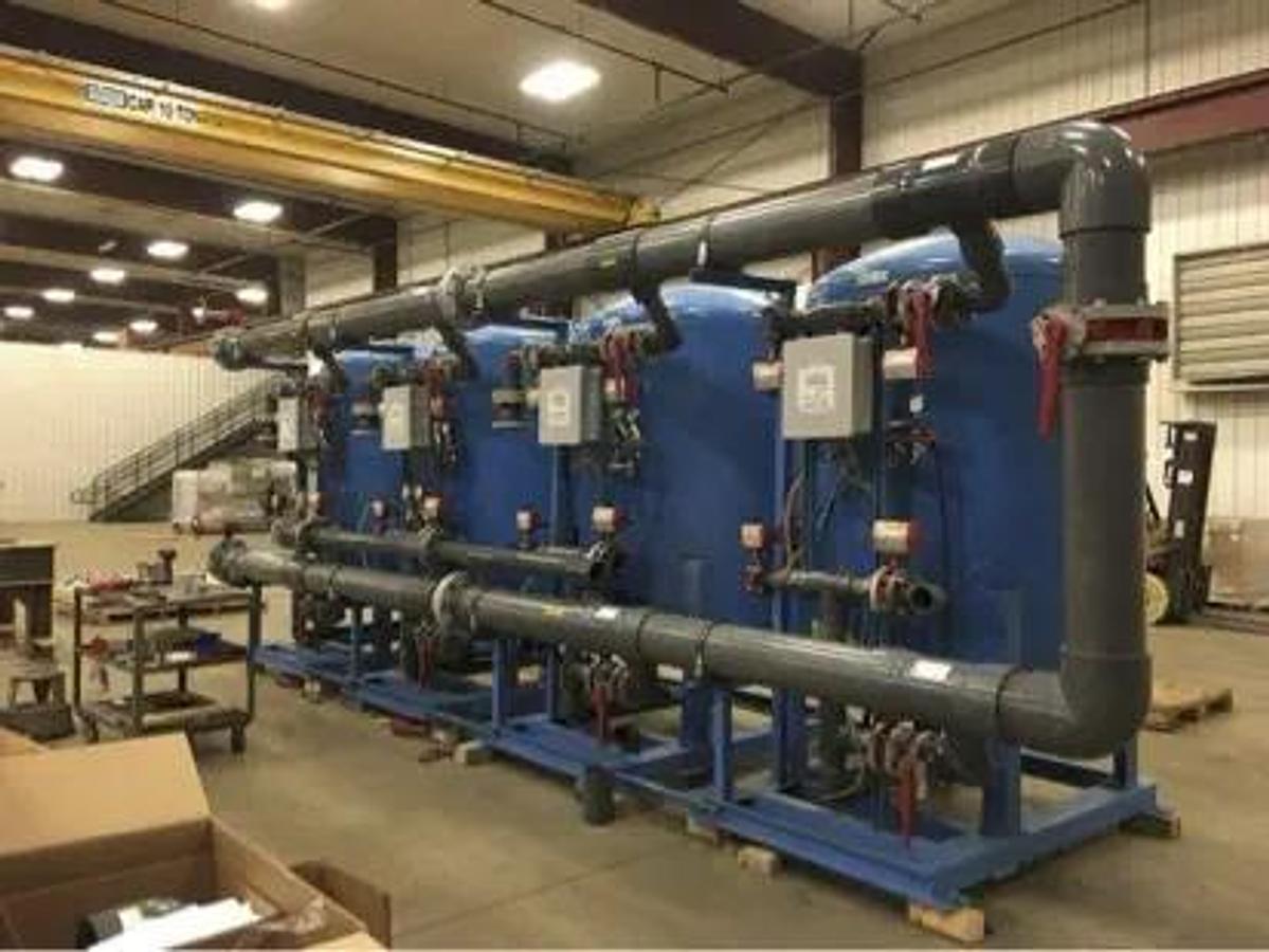Used COMPLETE WATER SOLUTIONS 2000 GPM WATER FILTRATION SYSTEM - SAND FILTERS