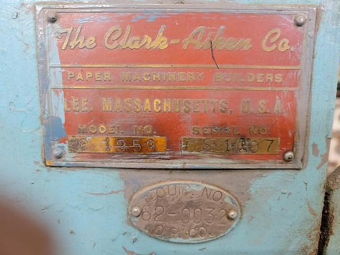 Used 100" CLARK AIKEN SHEETER NO UNWINDS