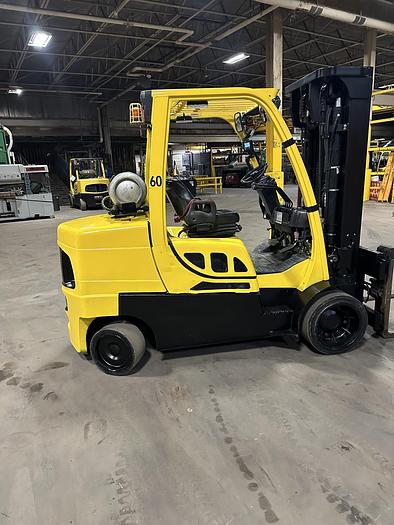 Used HYSTER S100FT 10000LB FORKLIFT WITH SIDESHIFT AND FORK POSITIONER MFG 2017