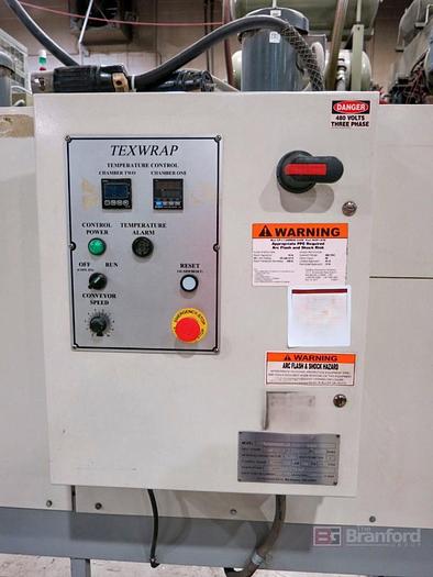 Used TEXWRAP MODEL 1809 SS LH SERVO SIDE SEAL SHRINK WRAP SYSTEM