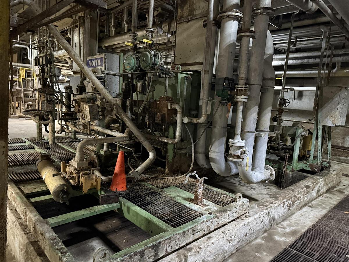 Used 110" (2.8M) VOITH FOURDRINIER PAPER MACHINE (2002) – 72" DIAMETER DRYERS – DUAL SHOE PRESS – AVAILABLE IN SECTIONS (GBM)