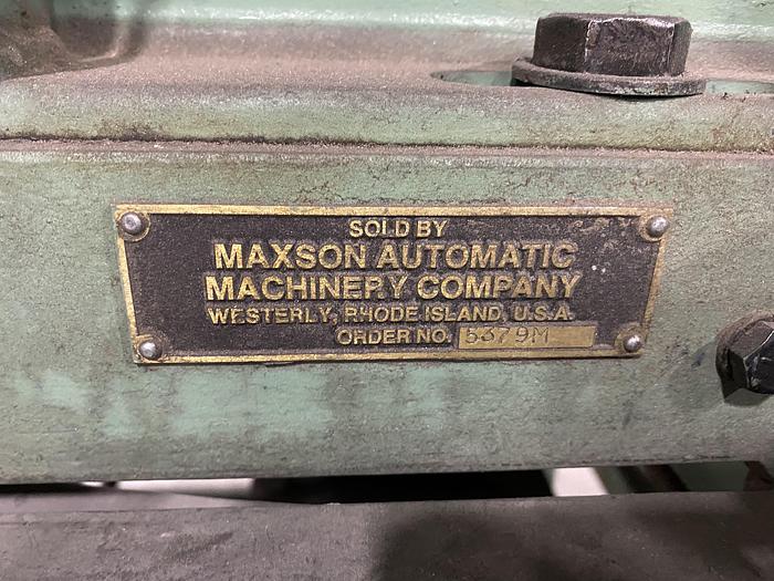 Used 50" MAXSON MSE SINGLE ROTARY KNIFE SHEETER 1994