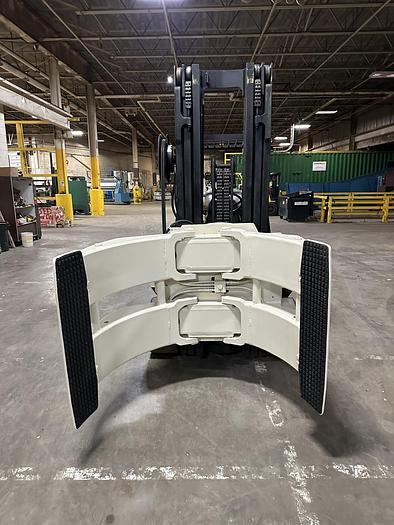 Used 12,000 POUND CAPACITY HYSTER MODEL S120XL2S PAPER ROLL CLAMP TRUCK pending JE