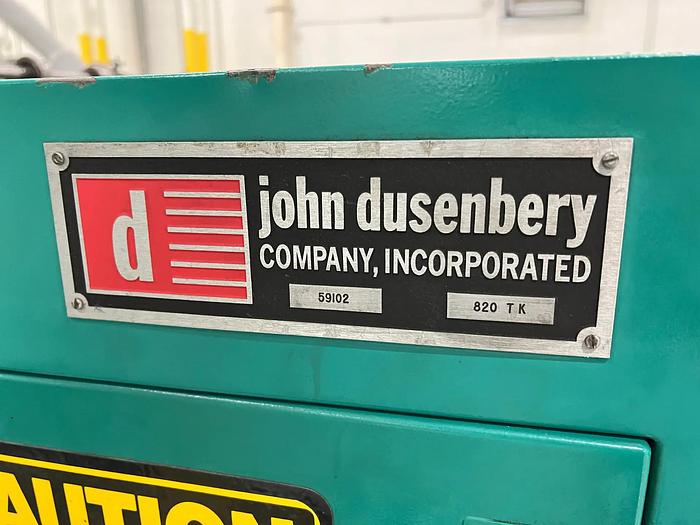 Used 65" DUSENBERY 820 TK CENTER SURFACE REWINDER - PENDING LS