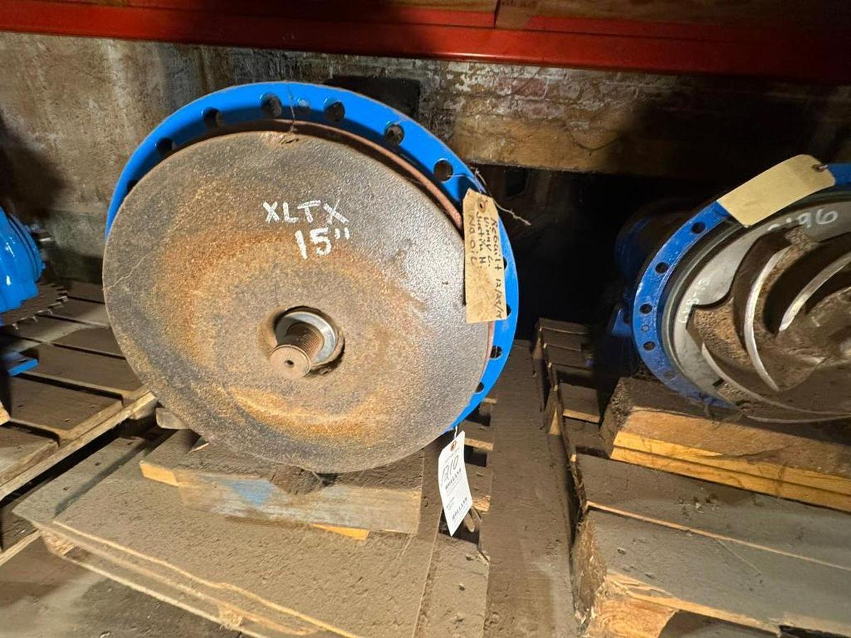 Used GOULDS 3196 XLTX OWER END PULLOUT PUM PART 15" 316 STAINLESS STEEL