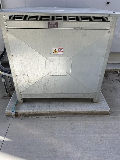 Used 1400 KW CUMMINS NATURAL GAS BACK UP GENERATOR SET QSK60 SERIES ENGINE MODEL C1400 N6C 13,800V MFG 2017 Pending JE