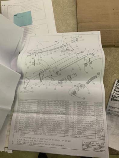 Used 30" ROSENTHAL SHEETER MODEL SM-30-Z-C