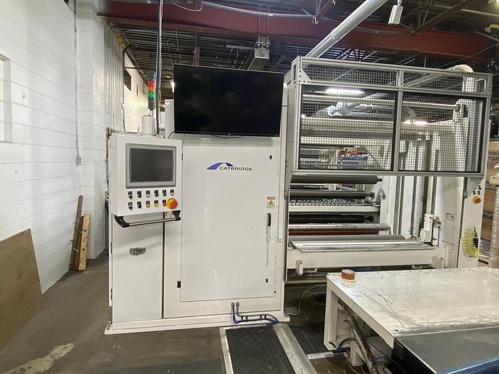 Used 62" WIDE CATBRIDGE TWO DRUM WINDER MODEL 205-50 MANUFACTURED 2019 - PENDING SALE