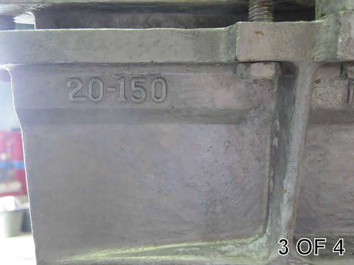 Used 20" MANUAL FCC KNIFE GATE VALVE