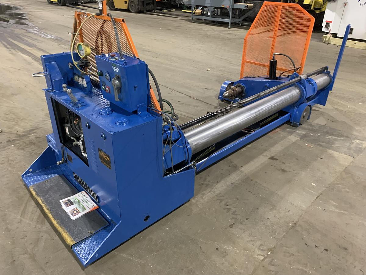 Used 72" WIDE MARTIN UNWIND STAND 60" ROLL DIAMETER CAPACITY