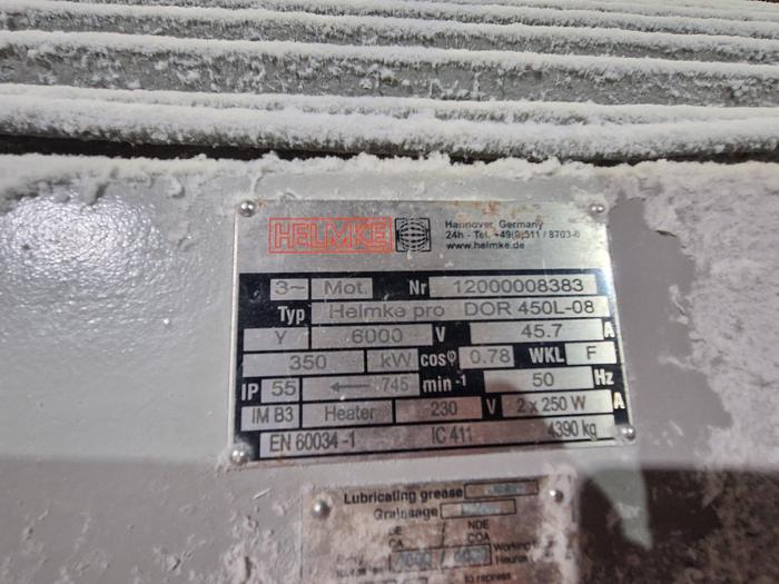 Used VOITH 1SDM REFINER WITH 350KW MOTOR