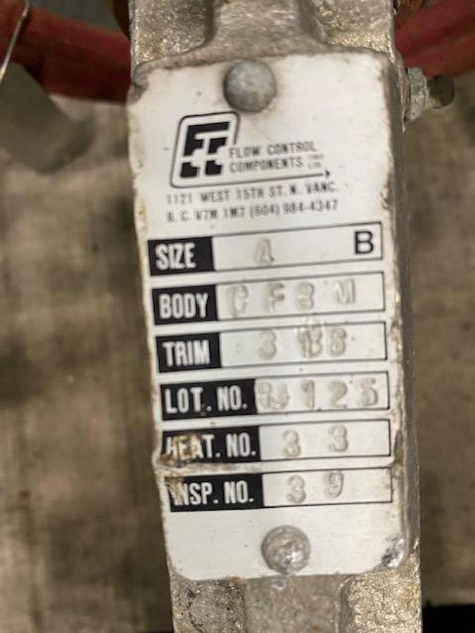 Used MANUAL STAINLESS STEEL KNIFE GATE VALVES 3" & 4" LOT OF (11)