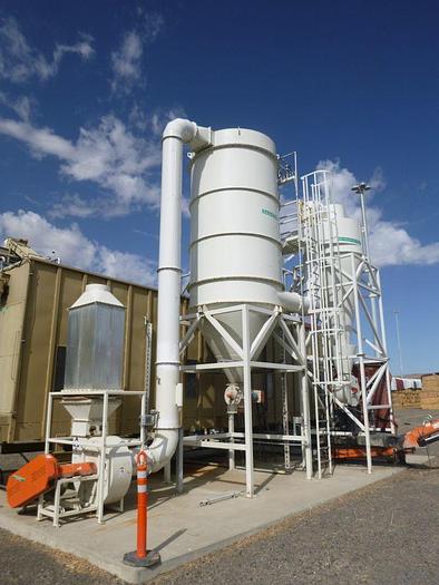 Used WARREN & BAERG MFG GRINDING AND METERING SYSTEM FOR STRAW RECYCLING