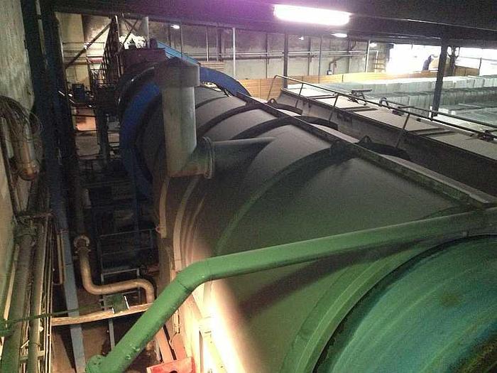 Used DRUM PULPER AHLSTROM (ANDRITZ) FIBREFLOW FF3300 150 TPD 250KW