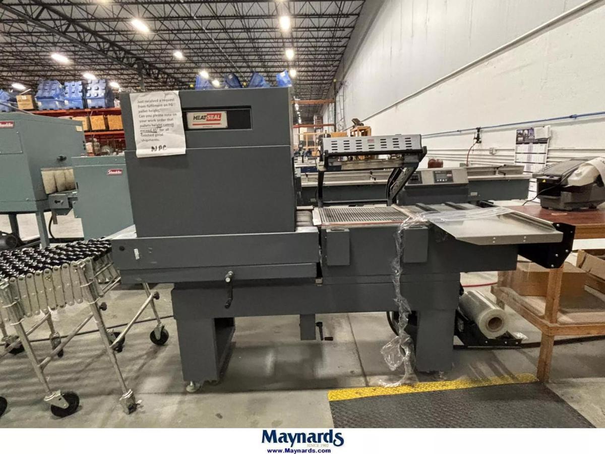 Used HEAT SEAL MDL. F-1 HEAVY DUTY COMBO SHRINK WRAP SYSTEM