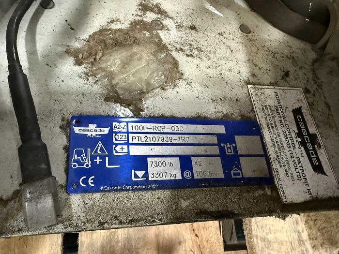 Used 84" DIAMETER CASCADE ROLL CLAMP 100F-RCP CLASS IV MANUFACTURED 2015