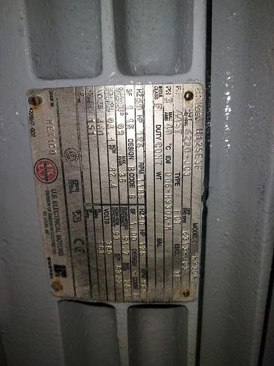 Used KADANT BLACK CLAWSON MODEL 24PS PRESSURE SCREEN WITH 125 HP MOTOR