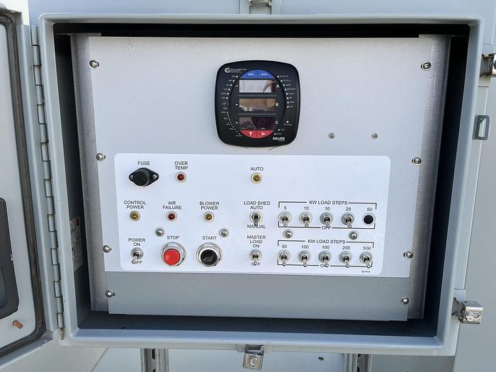 Used ASCO 9000 SERIES LOAD BANK 1000KW 480VAC 3PH 60HZ WITH 1000 KVA MGM TRANSFORMER