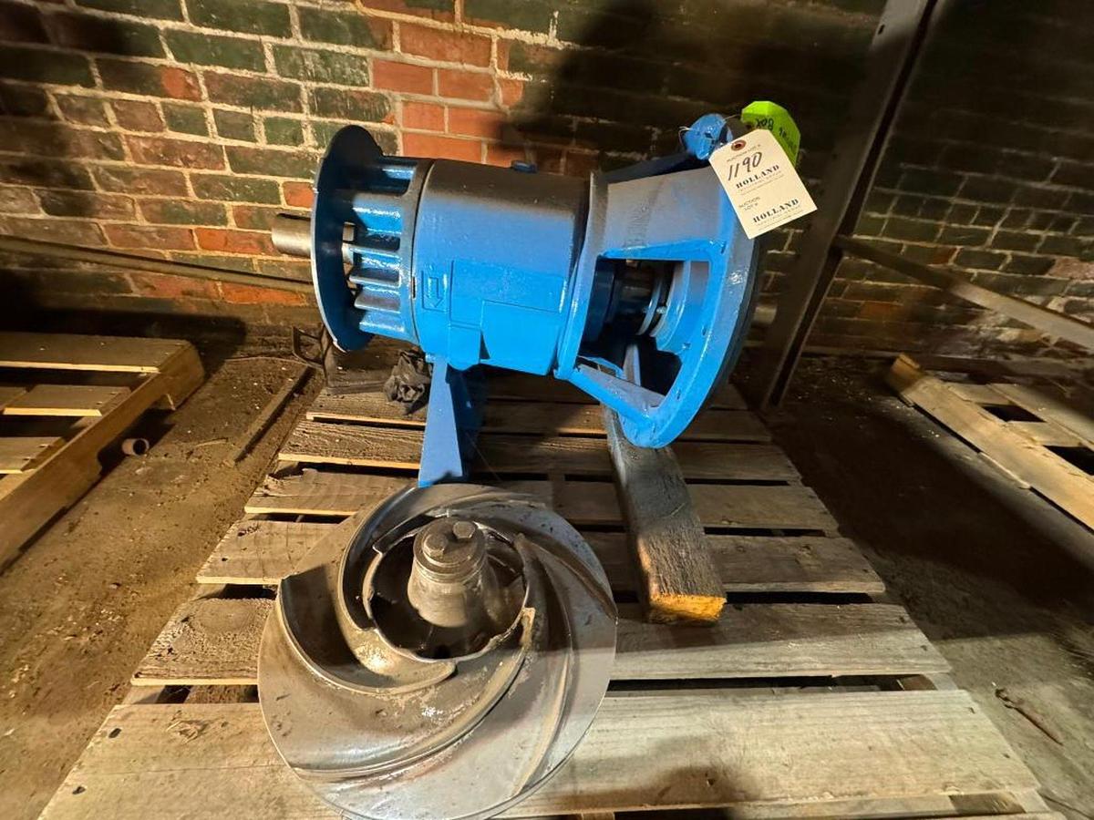 Used POWER END PULLOUT PUMP PART 316 STAINLESS STEEL