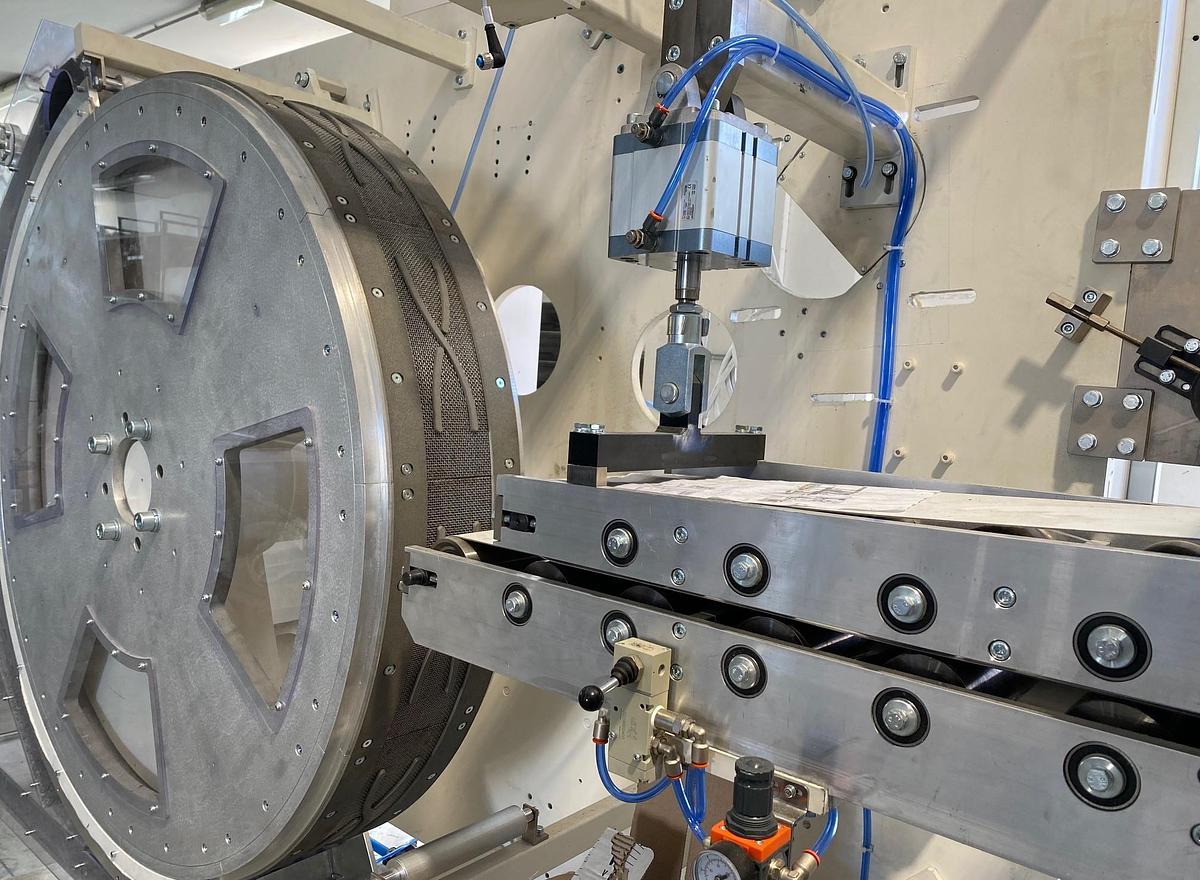 Used JOA TRADITIONAL BABY DIAPER LINE COMPLETE DRIVE UPGRADE AND REBUILD WITH ABB COMPONENTS IN 2024