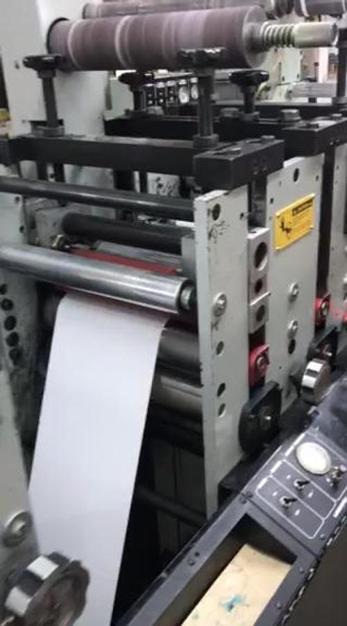 Used 13" ALLIED MODEL 313 4 COLOR 3 DIE STATION FLEXO PRESS