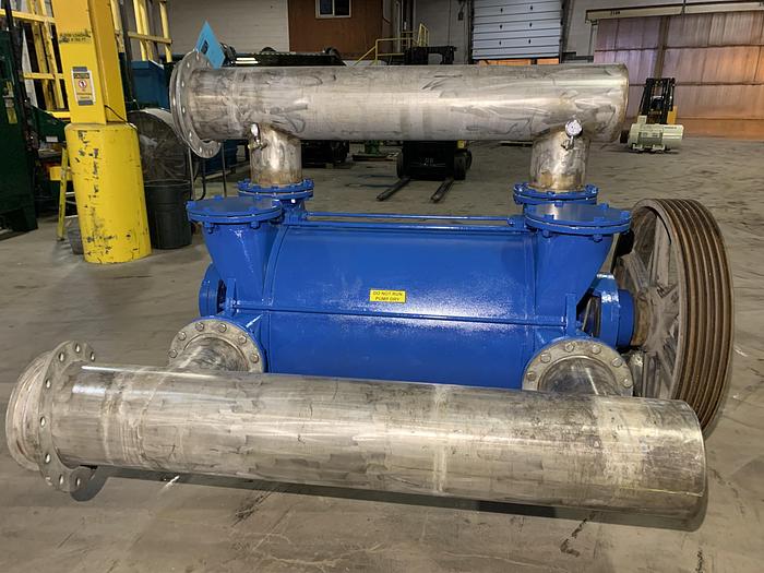 Used NES MODEL 2BE 42 2BE3426-2BY3-3 SINGLE STAGE VACUUM PUMP