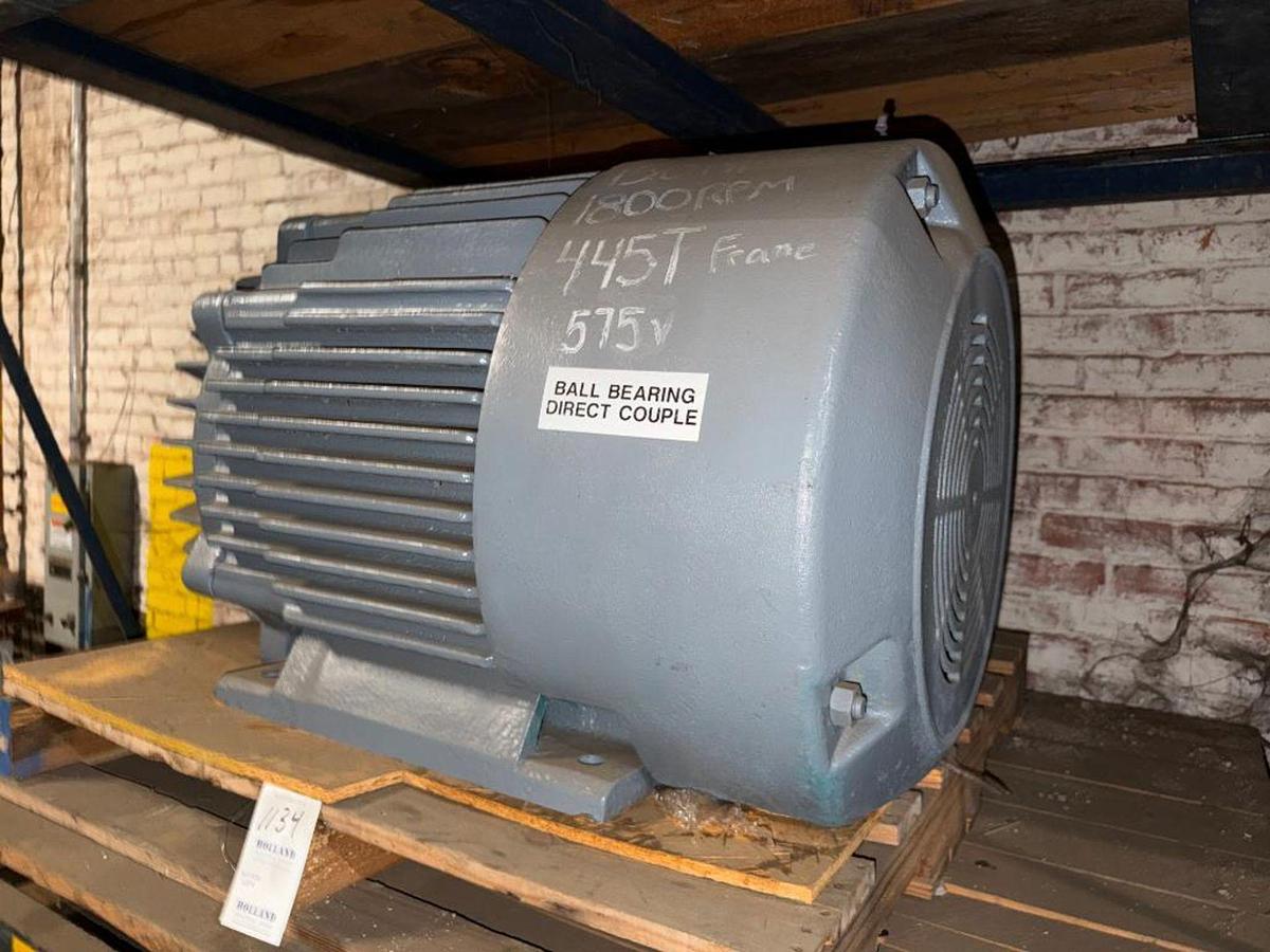 Used 150HP TECO-WESTINGHOUSE 575V AC MOTOR