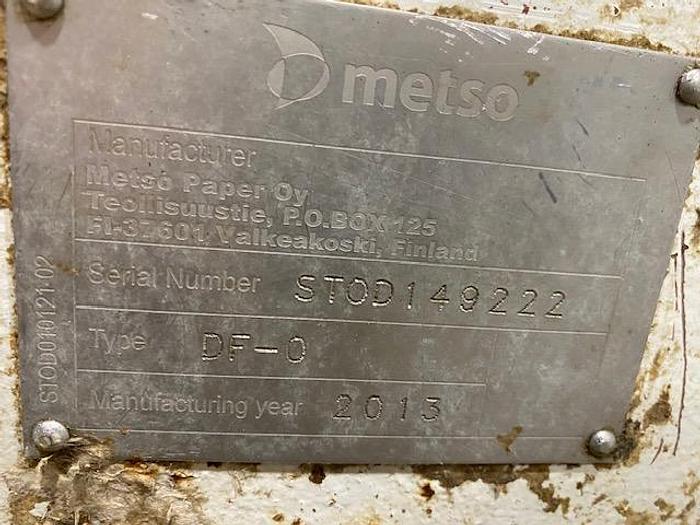 Used METSO MODEL DF-0 OPTIFINER 250 HP NEW  2013