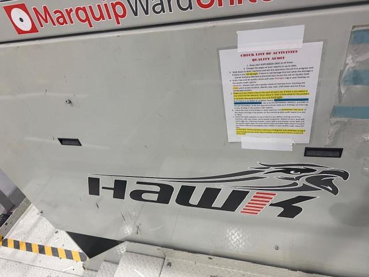 Used 67" BW PAPERSYSTEMS / MARWUIP HAWK DUAL ROTARY SHEETER - MFG 2018