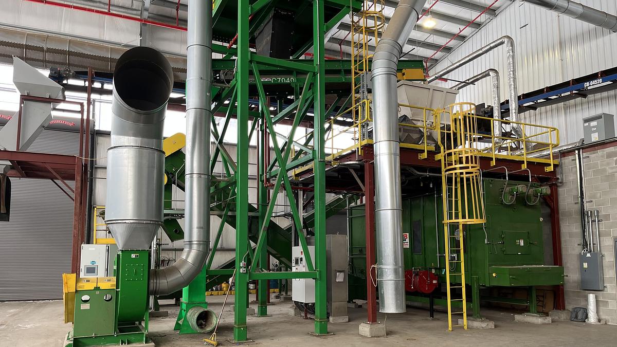 Used WARREN & BAERG MODEL W-250 CUBER FOR BIOMASS, STRAW OR RECYCLED PRODUCTS - MFG 2017