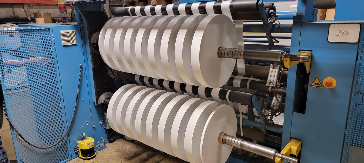 Used 65" WIDE KAMPF STARSLIT DUPLEX SLITTER REWINDER - MANUFACTURED 2011