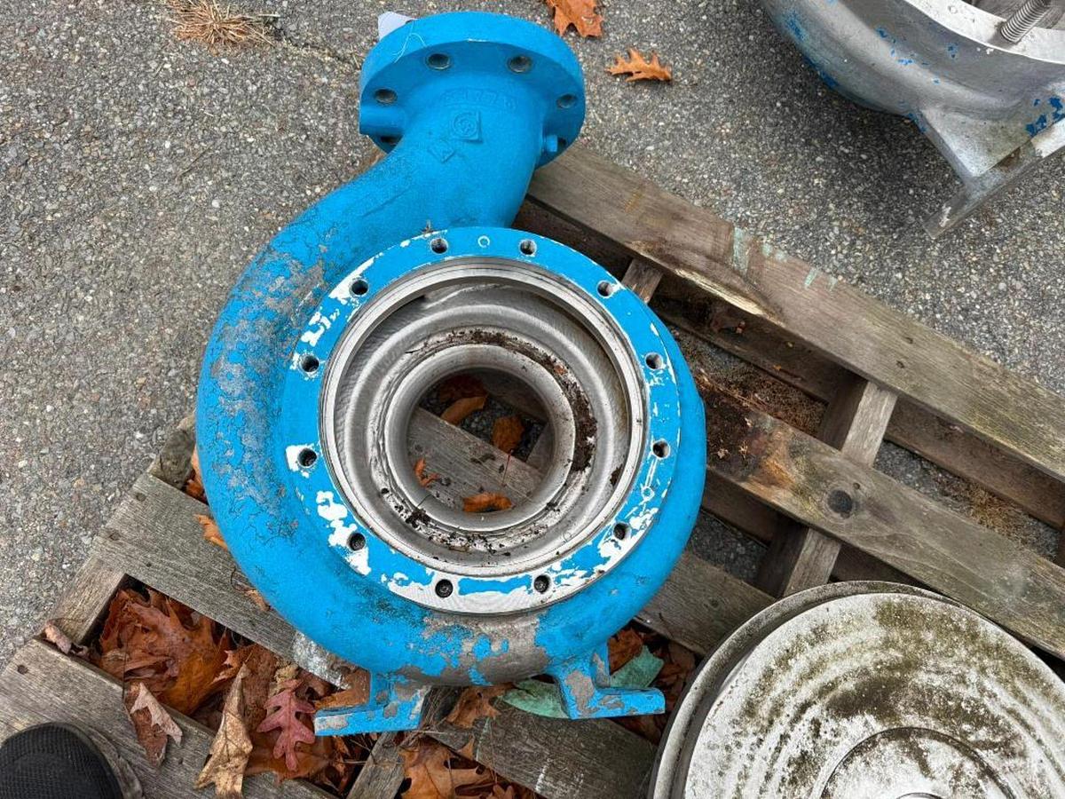 Used GOULD MODEL 3196 PUMP CASING SIZE 4X6-10H 316 STAINLESS STEEL