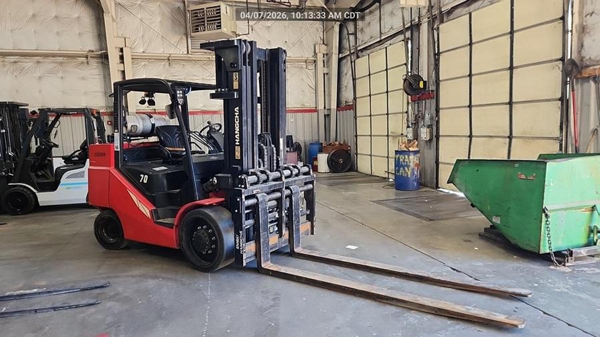 Used HANGCHA MODEL FP70C 15,500 LB FORKLIFT 2023