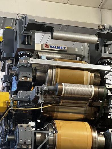 Used 21.6" (550MM) VALMET PILOT SUPER CALENDAR STACK - 13 ROLLERS