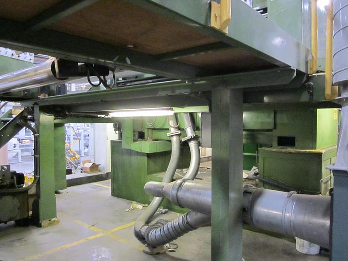 Used 80" PASABAN MODEL KST-2200 DUAL ROTARY KNIFE SHEETER DRIVE UPGRADE 2010