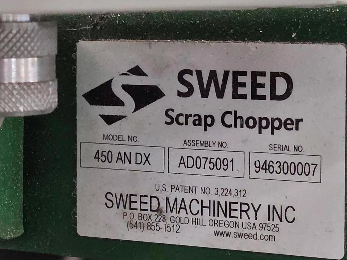Used SWEED SCRAP CHOPPER MODEL 450 AN DX