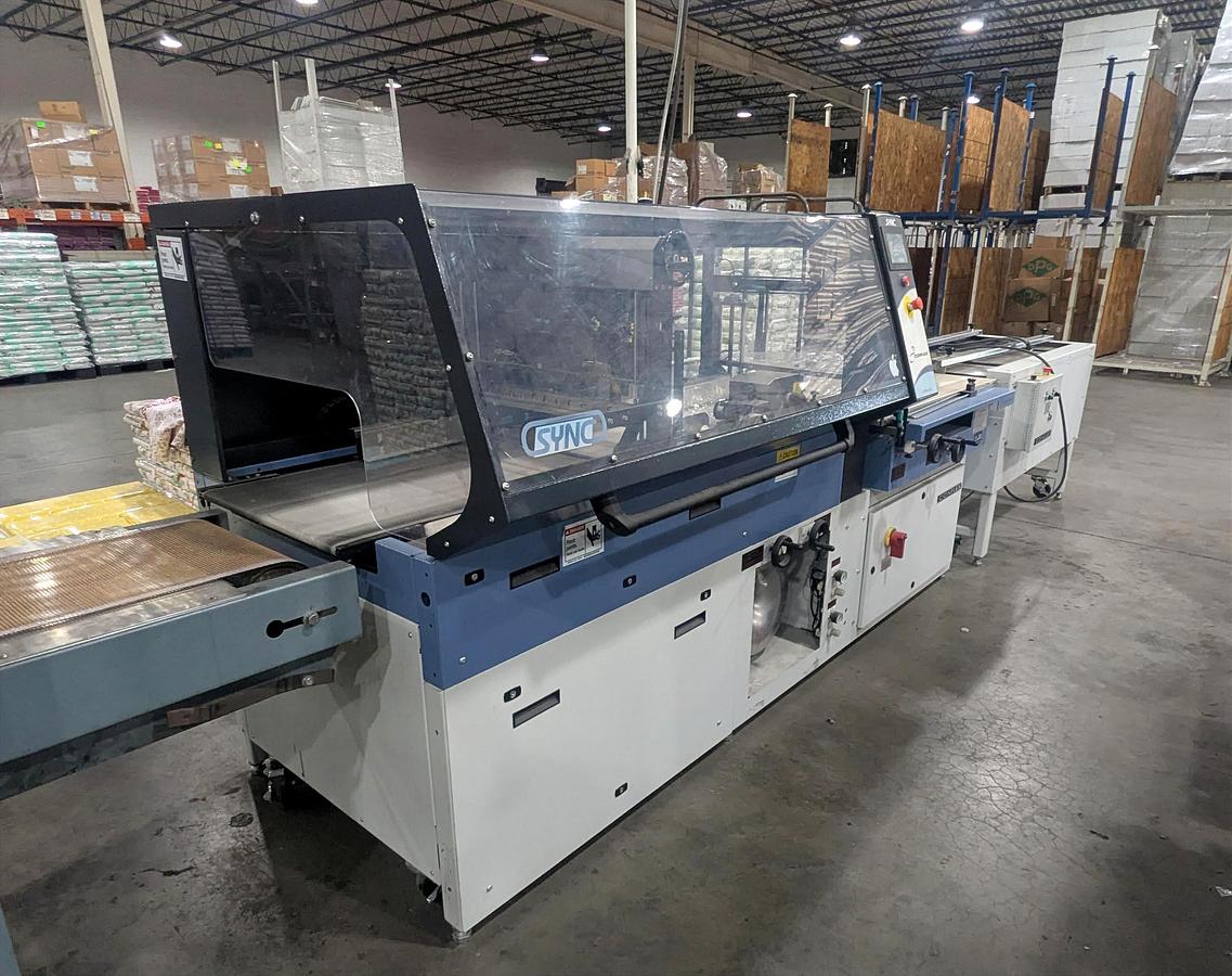 Used CONFLEX FUSION SYNC CONTINOUS MOTION SERVO SIDE SEAL SHRINK WRAPPER