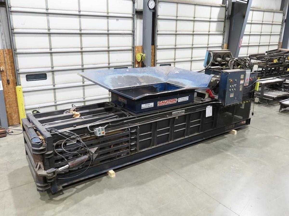 Used MAX PAK MODEL HCE 4872 WIDE MOUTH BALER