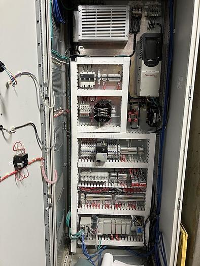 Used 102" LANGSTON TWO DRUM SLITTER REWINDER MAX DIAMETER 72" NEW ROCKWELLL DRIVES IN 2021