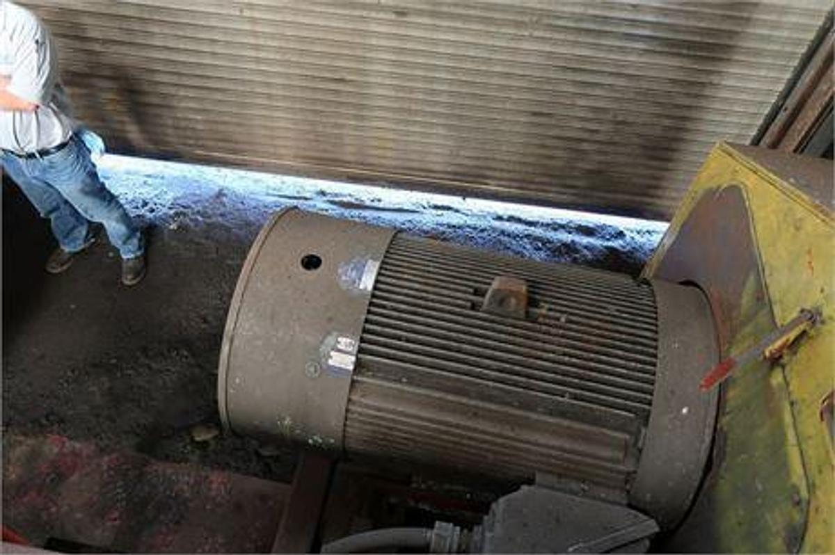 Used CIMP MODEL PCR 1600 TIRE SHREDDING LINE WITH 200HP CIMP 1600 GRANULATOR & 125HP CIMP 1200 GRANULATOR