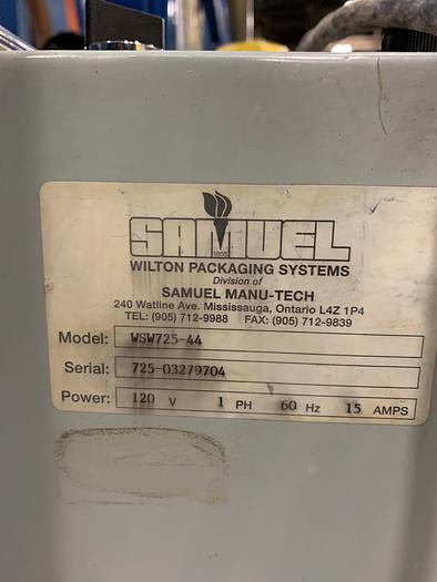 Used SAMUEL 44" RING WRAPPER - ORBITAL WRAPPER