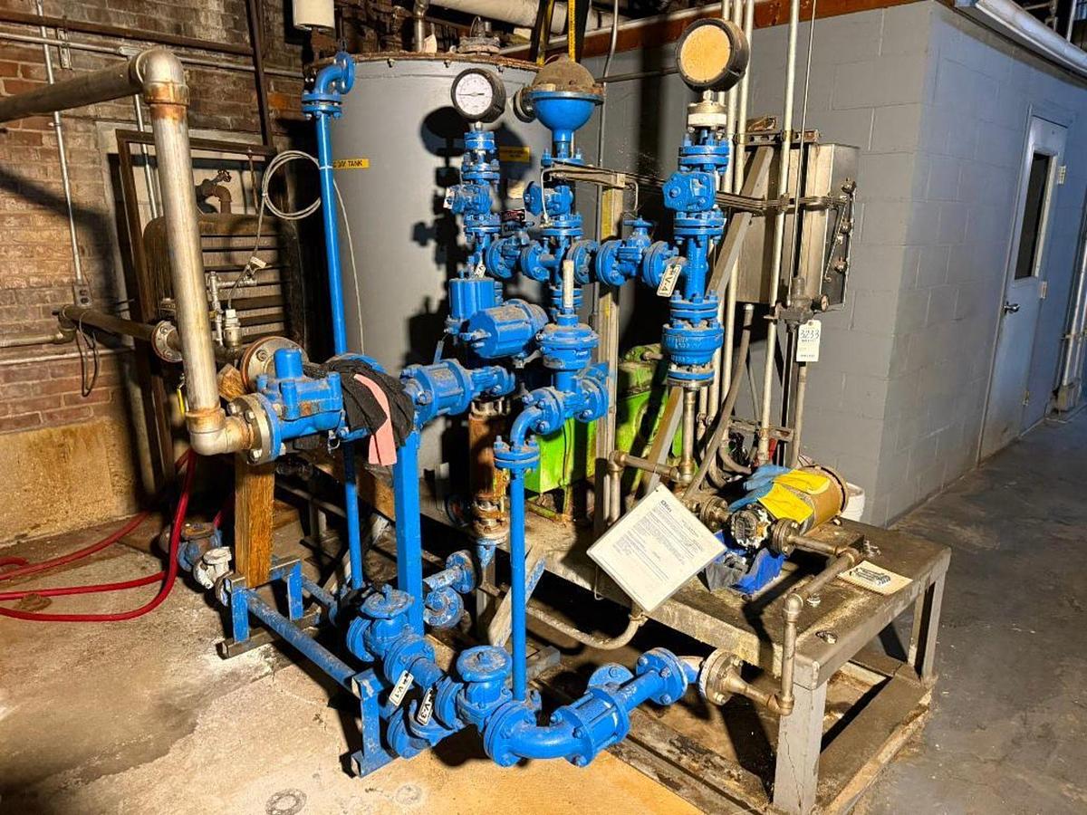 Used ELEVATED PUMP SKID WITH TANK AND CONTROLS