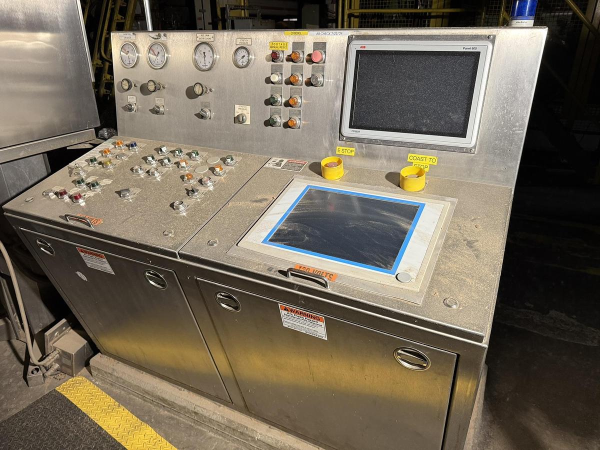 Used 110" (2.8M) VOITH FOURDRINIER PAPER MACHINE (2002) – LINERBOARD / TUBE & CORE – 72" DIAMETER DRYERS – DUAL SHOE PRESS (LBM)