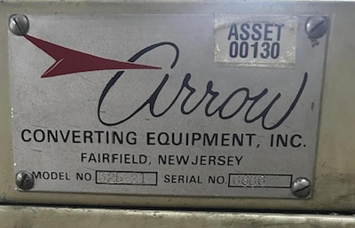 Used 32" WIDE ARROW MODEL 325-21 DUPLEX SLITTER REWIND
