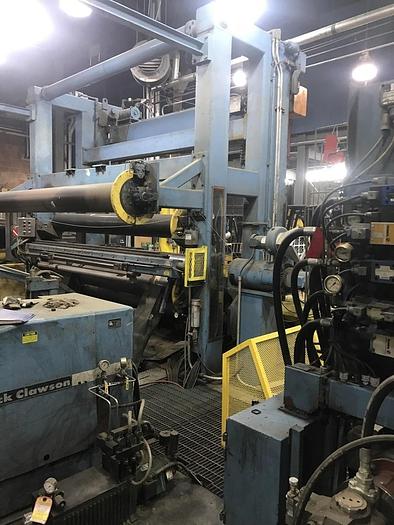 Used 130" WIDE BLACK CLAWSON TWO DRUM WINDER